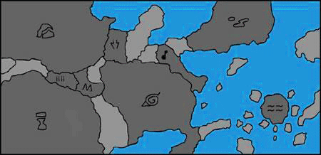 Naruto World  on Naruto World Map